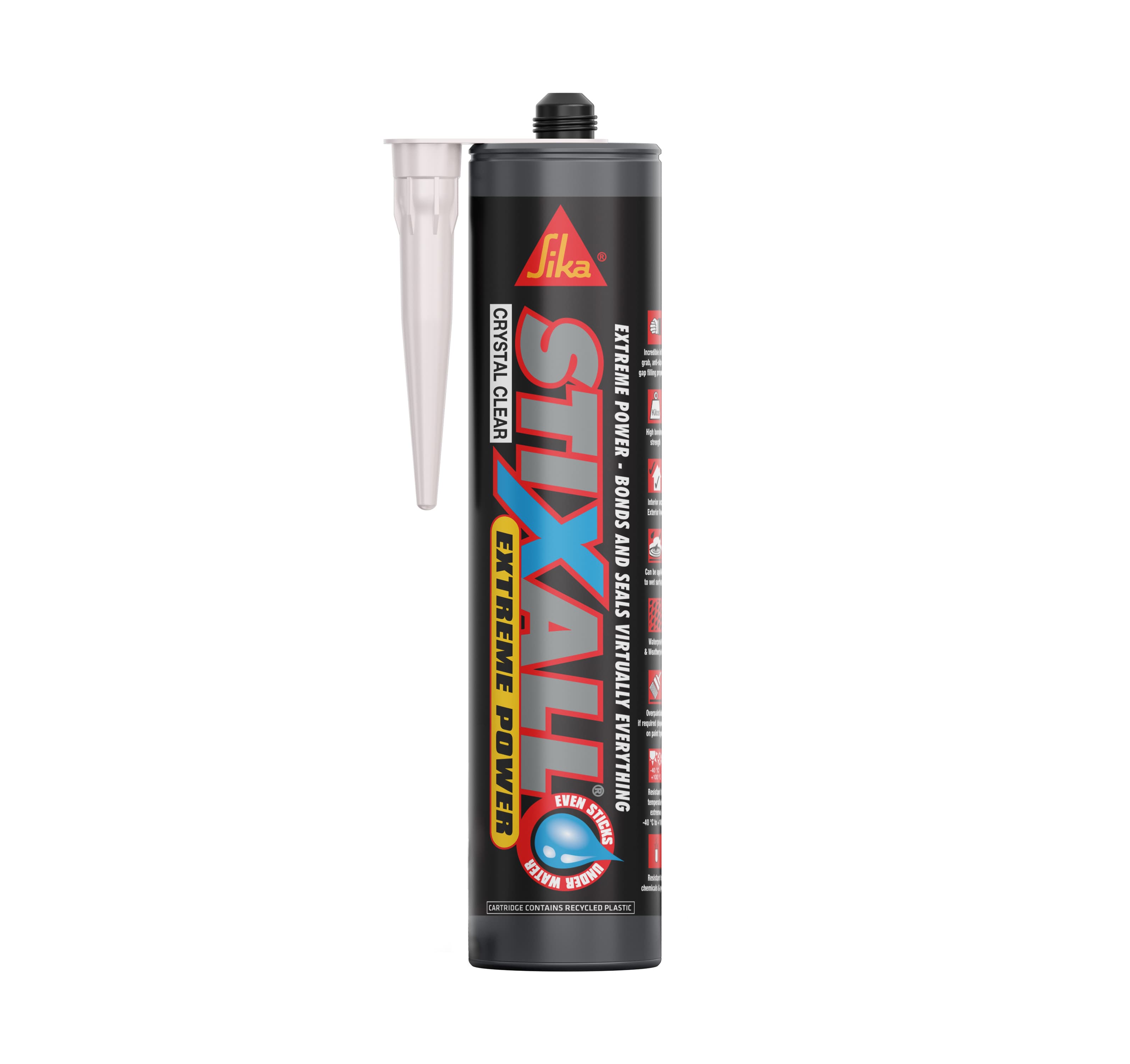 Everbuild Stixall Extreme Power Cartridge 290ml (Clear)