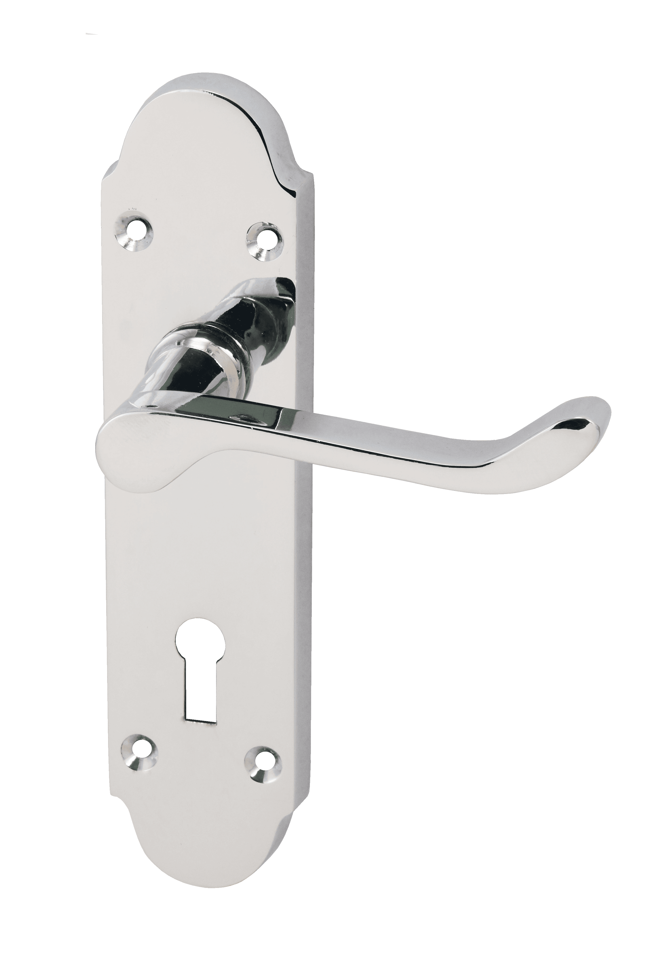 Chromaxe Lever Lock Set Polished Chrome