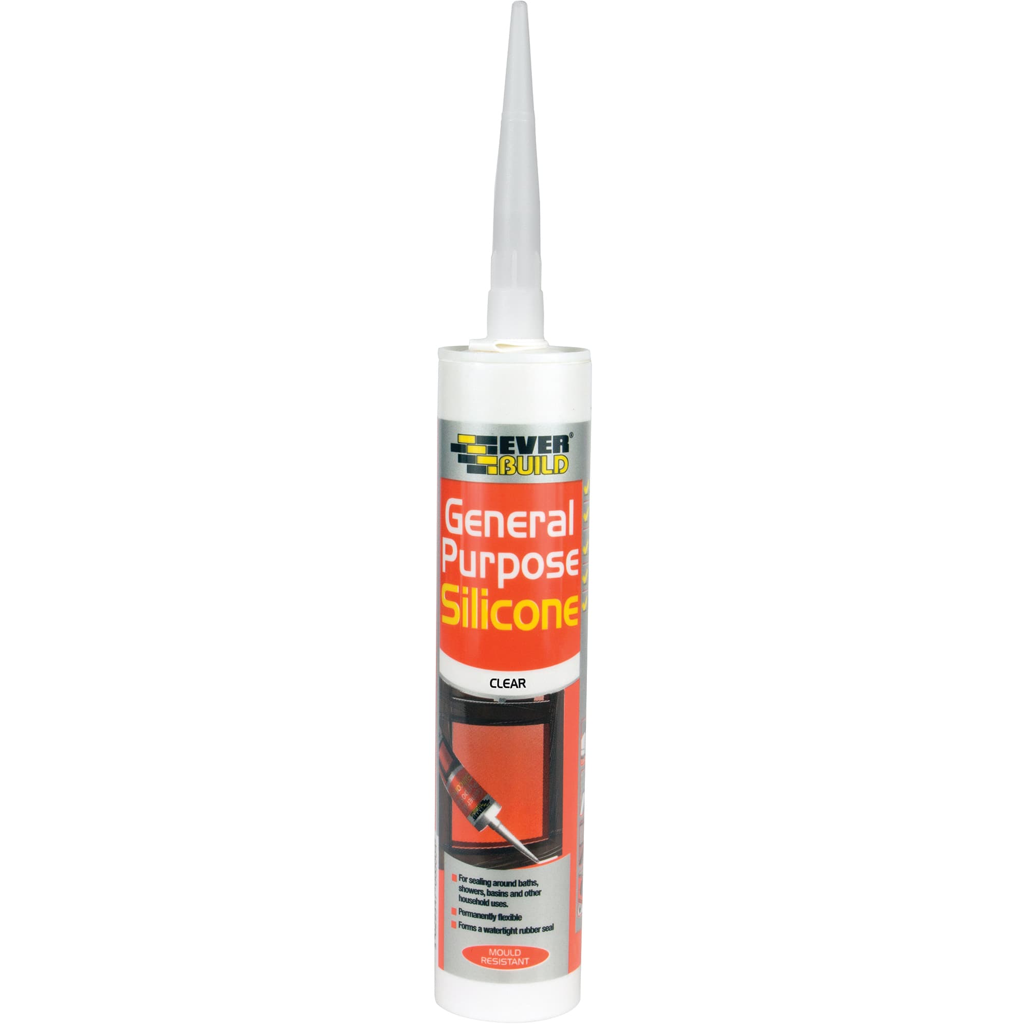 Everbuild General Purpose Silicone Clear 280ml