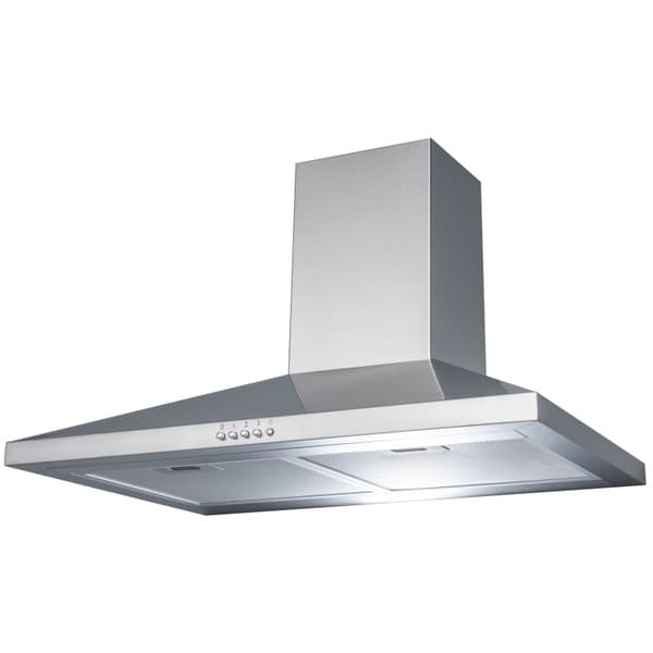SIA 60cm Chimney Cooker Hood Kitchen Extractor Fan In Stainless Steel