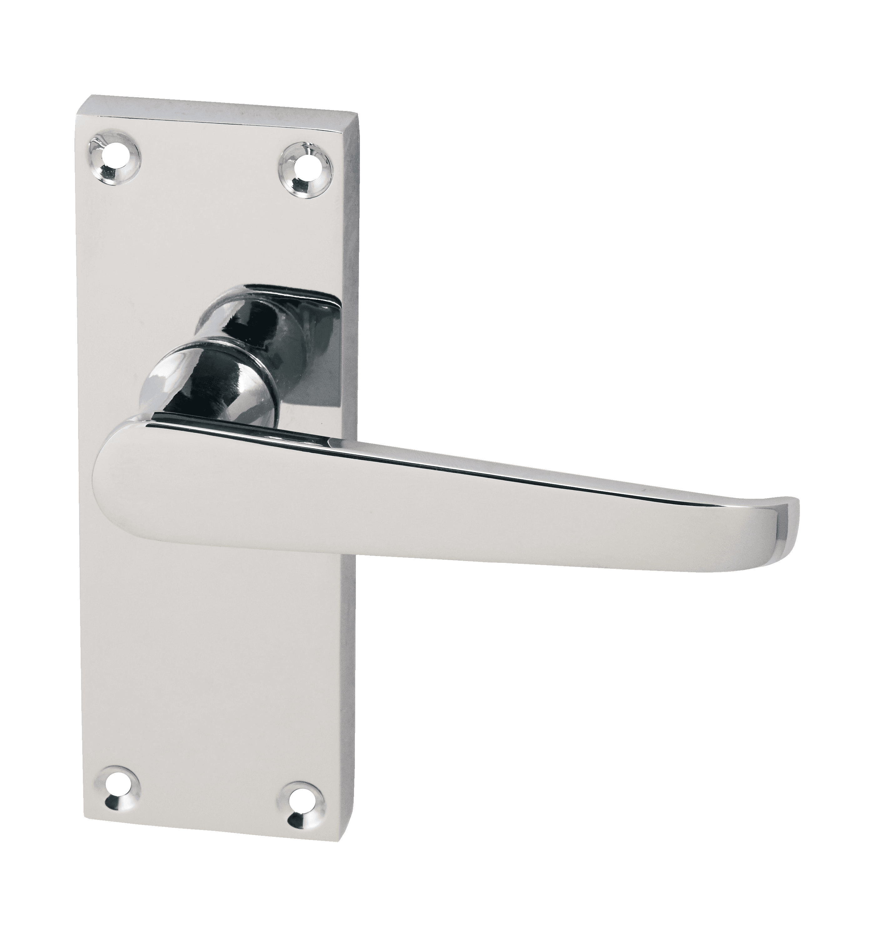 Cezanne Lever Latch Set Polished Chrome