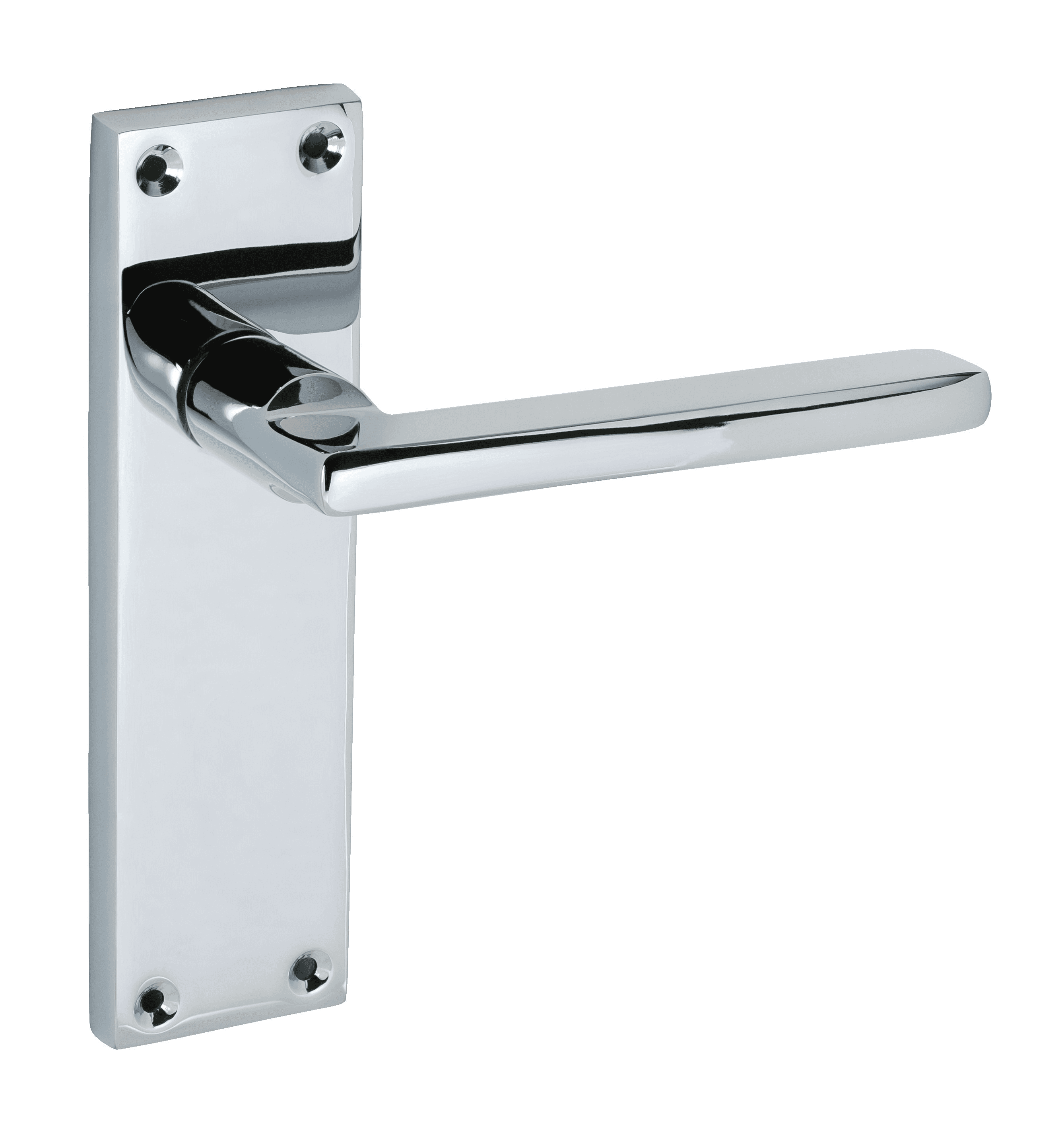 Auriga Lever Latch Set Polished Chrome
